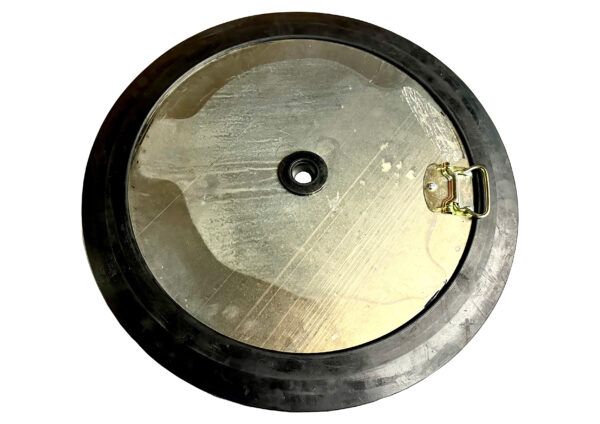 Plateau suiveur diam. 570 mm Raccord diam. 28 mm puor fûts 180 kg