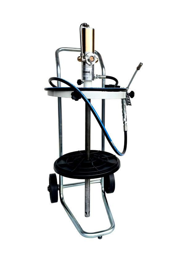 Kit grasso pneumatico carrellato per fusti 50 - 60 Kg