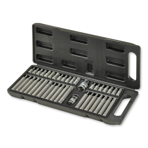 BOÎTE 40 INSERTS HEXAGON - TORX-XZN 10 mm 3/8 "- 1/2"