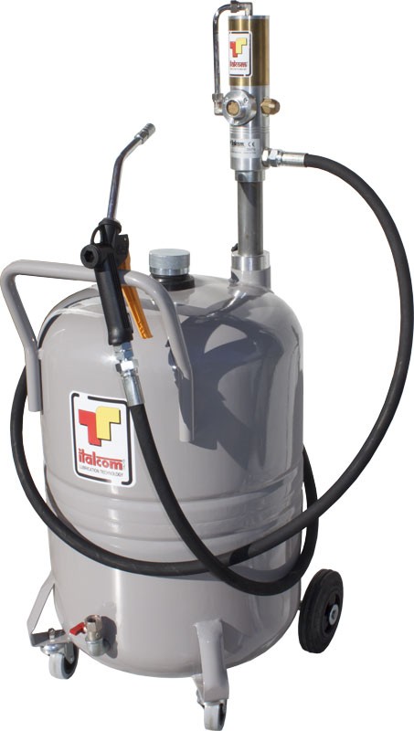 Distributeur d'huile avec pompe pneumatique, capacité de réservoir de 80 litres