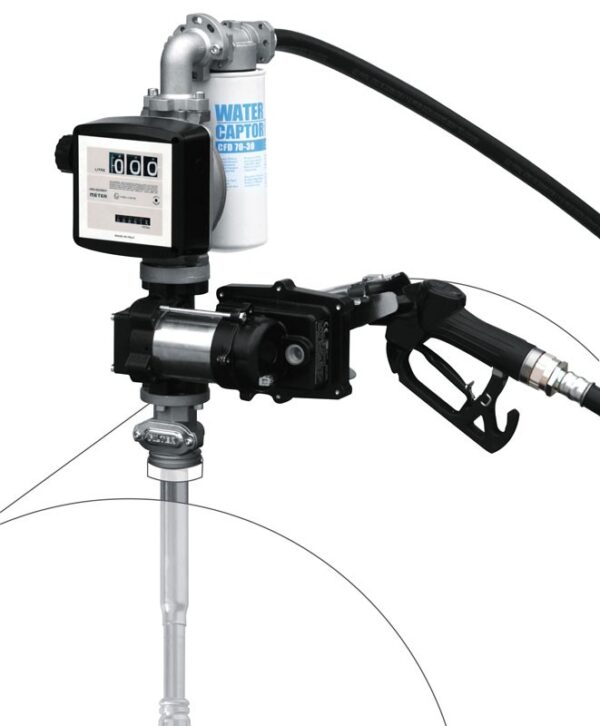 Groupe de transfert de essence, kérosène et gasoil 230v 50 l/mn ATEX