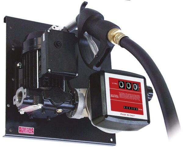 Station murale de transfert de carburant diesel 230v 56 l/mn