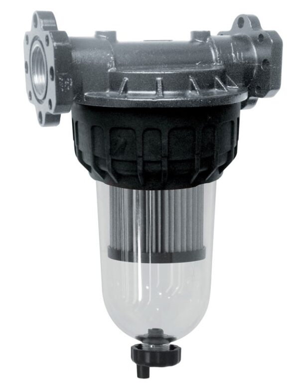 Filtro 100 l/mn 125 micron con contenitore trasparente