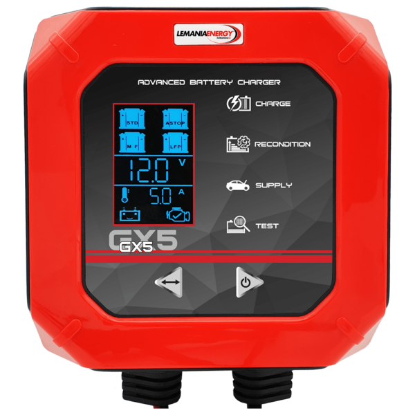 Chargeur de batterie professionnel GX5 12V 5A