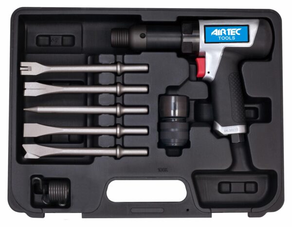 Kit marteau pneumatique avec embout hexagonal.