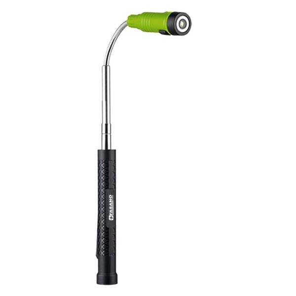 Lampe de poche télescopique magnétique rechargeable à LED 100 lumens