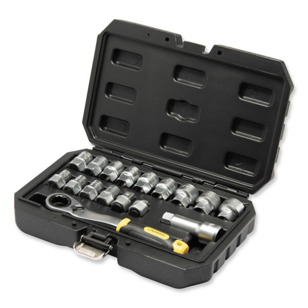 MALLETTE 17 DOUSES - 3/8" ABAISSÉES - avec trou traversant Profil polyvalent