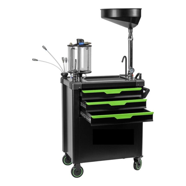 Carrello aspiratore/recuperatore olio esausto 80 litri